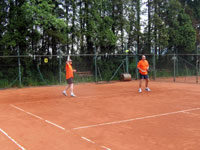 ��astn�ci turnaje zleva :  Ale� �e�ek, Kaczara