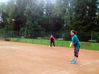 astnice turnaje zleva :  Karin Lasotov, Monika Kremerov