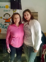 6. msto zleva :  Irena Gletov, tpnka Pisrikov