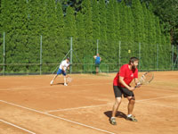 astnci turnaje zleva :  Ren Kout, Bogdan Lasota