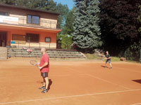 astnci turnaje zleva :  Richard Kotala, Jakub Gabriel