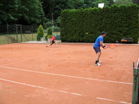 ��astn�ci turnaje zleva :  Jan �otkovsk�, David Vici�n