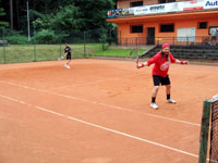 ��astn�ci turnaje zleva :  Rostislav Sabela, Patrik Cieslar