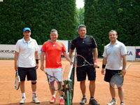 astnci tyhry zleva :  Ji Steinbach, Karel Hula, Daniel Kol, Vclav Knsk