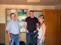 Host zleva :  Milan Gavlas, Miroslav Novek, Pavla Zdobnick