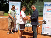 1.msto kategorie Elite dvouhra :  Karel Hula