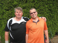 astnci turnaje zleva :  Jaroslav Zowada, Pavel Strumienski