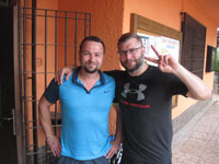 astnci turnaje zleva :  Marek Niedoba, Tom Karpecki