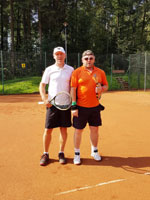 astnci turnaje zleva :  Tom Motyka, Vladimr Kylin