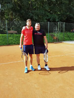astnci turnaje zleva :  David Zoubek, Ren Trombik