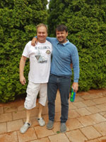 P�edsedov� klub� zleva :  Ren� Farga�, Radek J�va