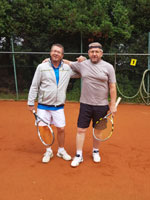 ��astn�ci turnaje zleva :  Pavel Nierostek, Vladim�r Kyli�n