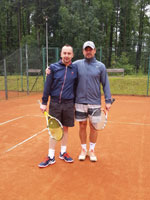 ��astn�ci turnaje zleva :  Piotr Pozdzal, Radek J�va