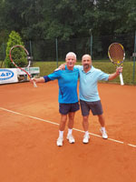 ��astn�ci turnaje zleva :  Rudolf Bilko, Petr Zajonc