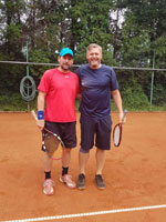 ��astn�ci turnaje zleva :  Jan �otkovsk�, Ivo �ern�