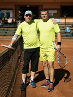 astnci turnaje zleva :  Petr Niedoba, Radek Kuma