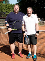 astnci turnaje zleva :  Herbert Powetz, Marcel Kusnierz