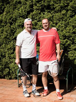 astnci turnaje zleva :  Petr Furka, Tom Motyka