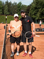 astnci turnaje zleva :  Gabriel Klimek, Bogdan Wilk