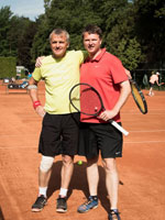 astnci turnaje zleva :  Jan Jadamus, Martin Baanovsk