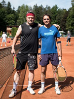 astnci turnaje zleva :  Roman Miho, Rudolf Pszczolka