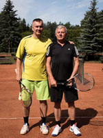 astnci turnaje zleva :  Jan Sagan, Zdenk kuta