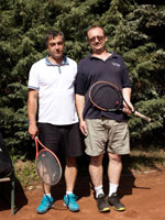 astnci turnaje zleva :  Roman Tomis, Wieslaw Rusz