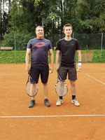 astnci turnaje zleva :  Martin Krupa, Radim Konderla