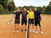 O 3.msto zleva :  Radim Konderla, Martin Krupa, Tom Bajger, Kamil Bhlek