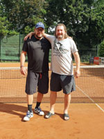astnci turnaje zleva :  Petr Sikora, Patrik Cieslar