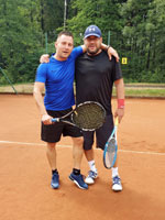 astnci turnaje zleva :  Vclav Noga, Petr Sikora
