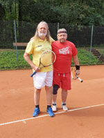 astnci turnaje zleva :  Miroslav Zoubek, Vladimr Kylin