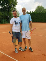 astnci turnaje zleva :  Jakub Gabriel, Tom Zoubek