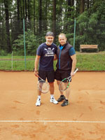 astnci turnaje zleva :  Petr Popel, Daniel Lotko