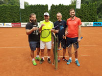 astnci semifinle zleva :  Martin Delong, Petr Zoubek, Jaroslav Bulawa, David Zoubek