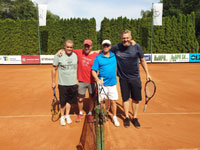 astnci finle tchy zleva :  Tom Martynek, Ren Halapatsch, Pavel Nierostek, Ivo ern