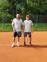 ��astn�ci turnaje zleva :  Martin Holub��k, Ren� Halapatsch