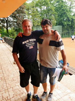 Prezidenti klub� zleva :  Ren� Farga�, Radek J�va