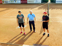 Zahjen turnaje zleva :  Zdenk Turo, Marcel Pielesz, Jan Kajzar