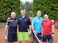 astnci turnaje zleva :  Zdenk kuta, Jan Sagan, Martin Herman, Vlastimil Janiek