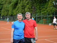 astnci turnaje zleva :  Miroslav Plachta, Tom Zwrtek
