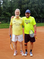 astnci turnaje zleva :  Miroslav Zoubek, Petr Sikora 