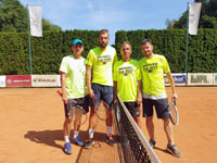 Semifinalist zleva :  Jan otkovsk, Jakub Zoubek, Ji Figura, Jakub Gabriel
