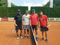 Semifinalist� zleva :  Petr Sikora, Milan Rusz, Jan �otkovsk�, Rostislav Sabela