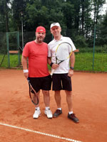 astnci turnaje zleva :  Petr Heczko, Tom Motyka