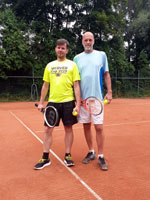 astnci turnaje zleva :  Jakub Gabriel, Tom Zoubek