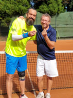 ��astn�ci turnaje zleva :  Ji�� Bedn��, Pavel Nierostek