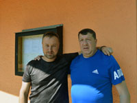 astnci turnaje zleva :  Igor Gluza, Marin Sekerk