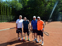 astnci turnaje zleva :  Martin Herman, Vlastimil Janiek, Ji Szotkowski, Miroslav Czepczo
