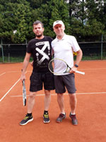 astnci turnaje zleva :  Jakub Gabriel, Tom Motyka